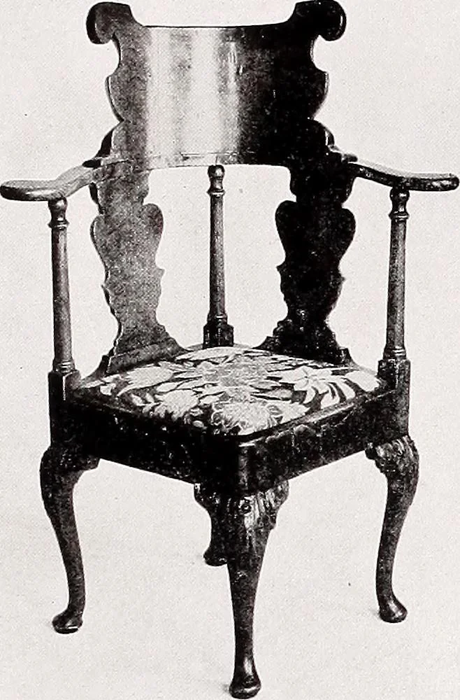 An illustration from The present state of old English furniture, 1921, leaf 104