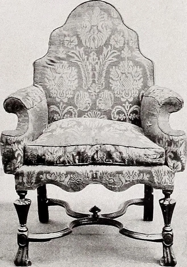 An illustration from The present state of old English furniture, 1921, leaf 104
