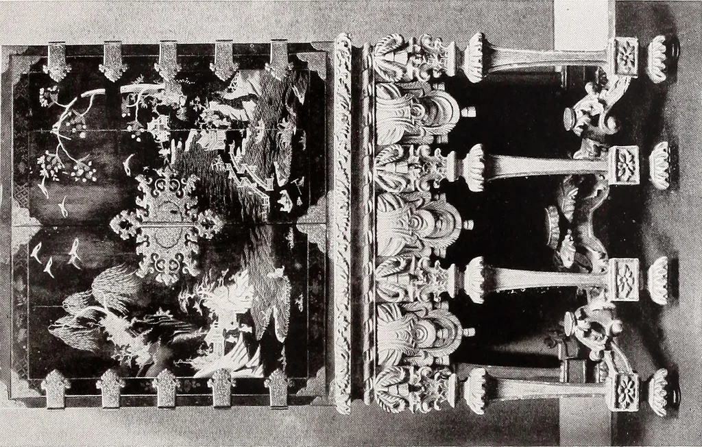 An illustration from The present state of old English furniture, 1921, leaf 114