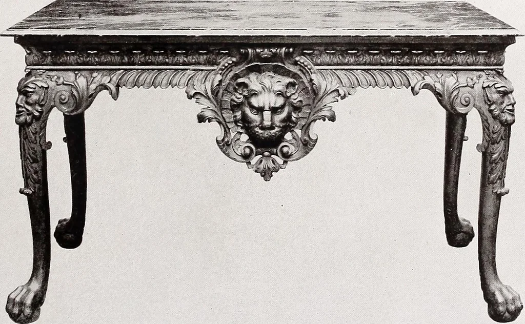 An illustration from The present state of old English furniture, 1921, leaf 144