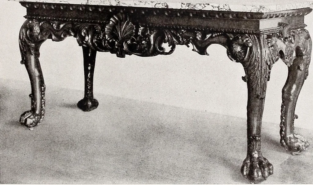 An illustration from The present state of old English furniture, 1921, leaf 150