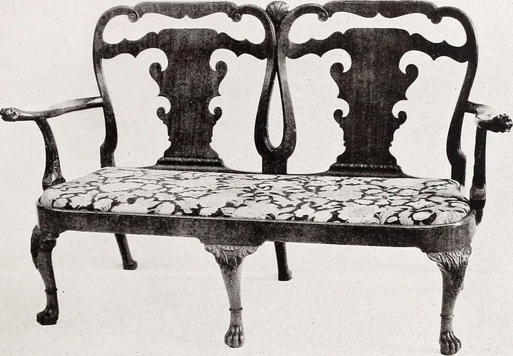 An illustration from The present state of old English furniture, 1921, leaf 154