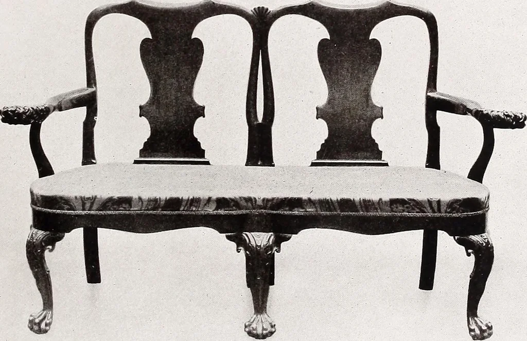 An illustration from The present state of old English furniture, 1921, leaf 154