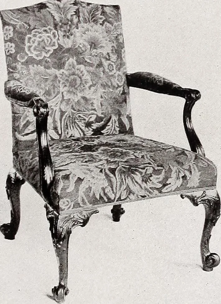 An illustration from The present state of old English furniture, 1921, leaf 156