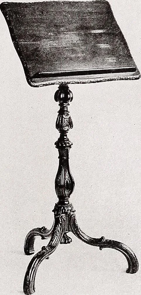 An illustration from The present state of old English furniture, 1921, leaf 193