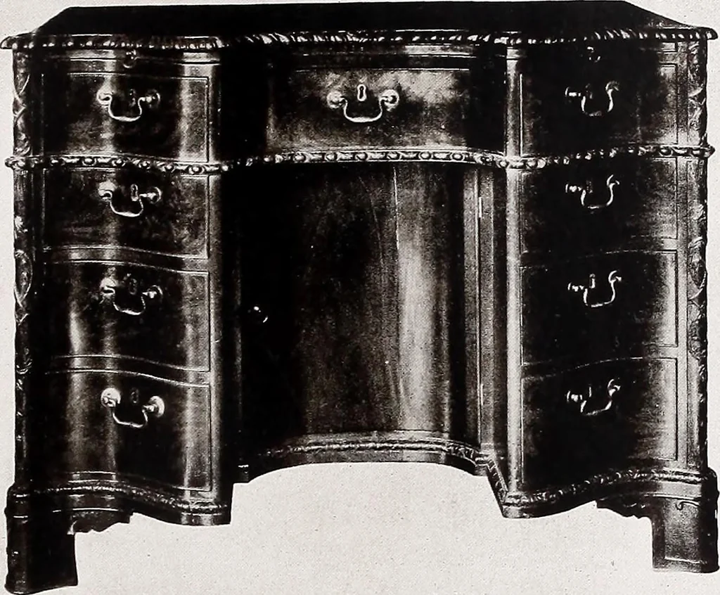 An illustration from The present state of old English furniture, 1921, leaf 199