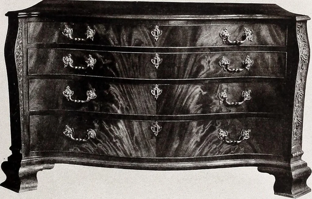An illustration from The present state of old English furniture, 1921, leaf 205