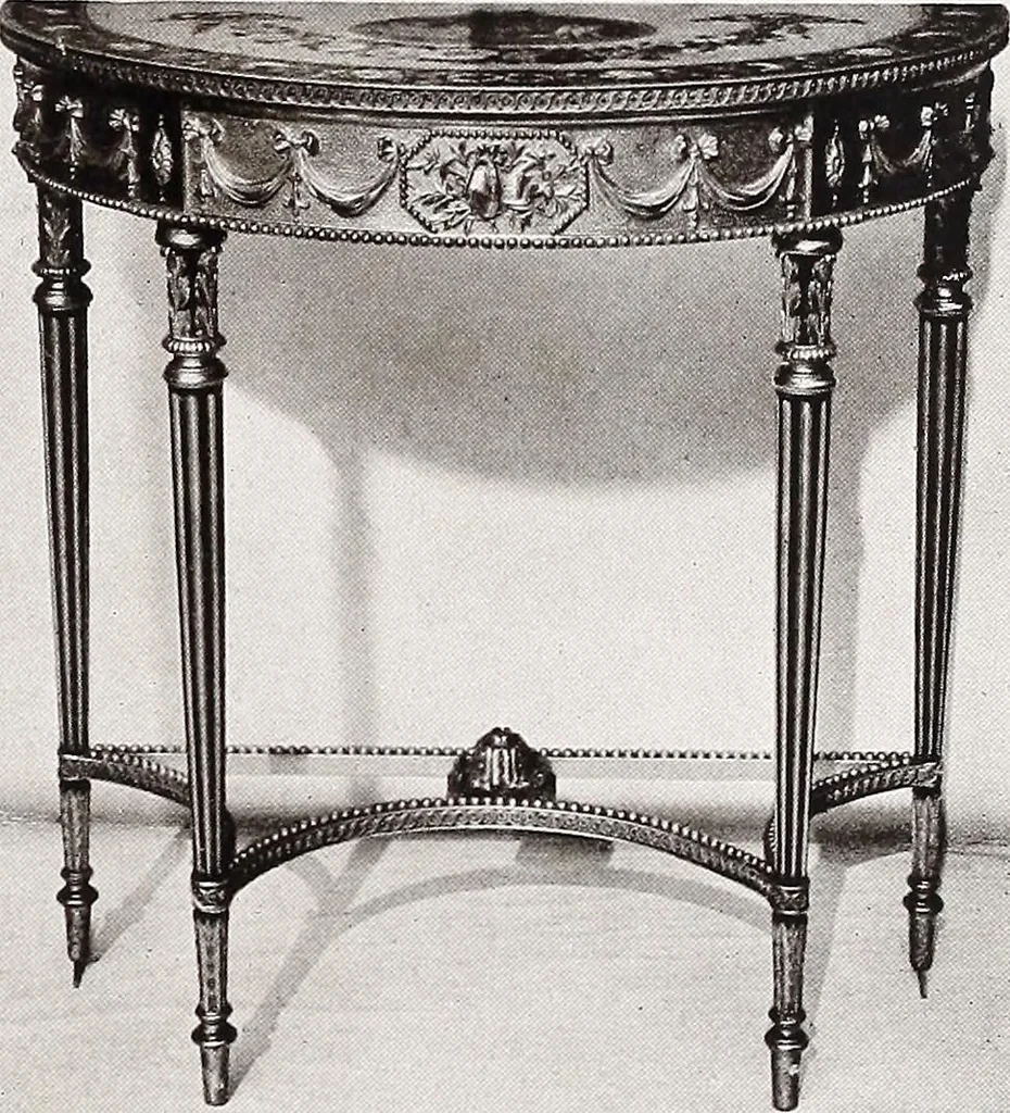 An illustration from The present state of old English furniture, 1921, leaf 219