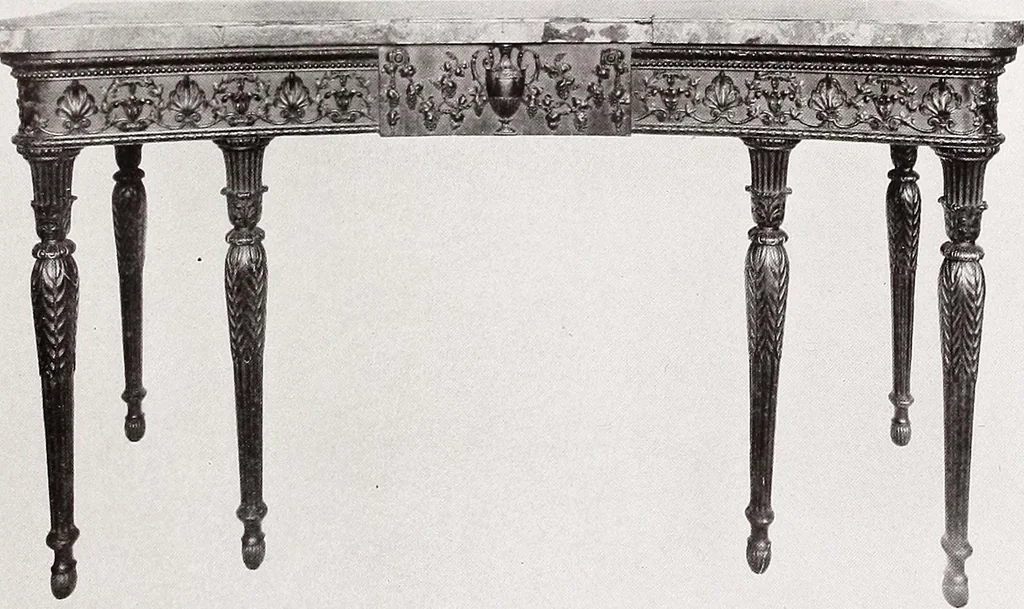 An illustration from The present state of old English furniture, 1921, leaf 221