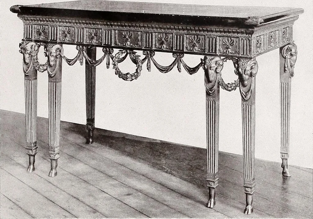 An illustration from The present state of old English furniture, 1921, leaf 221