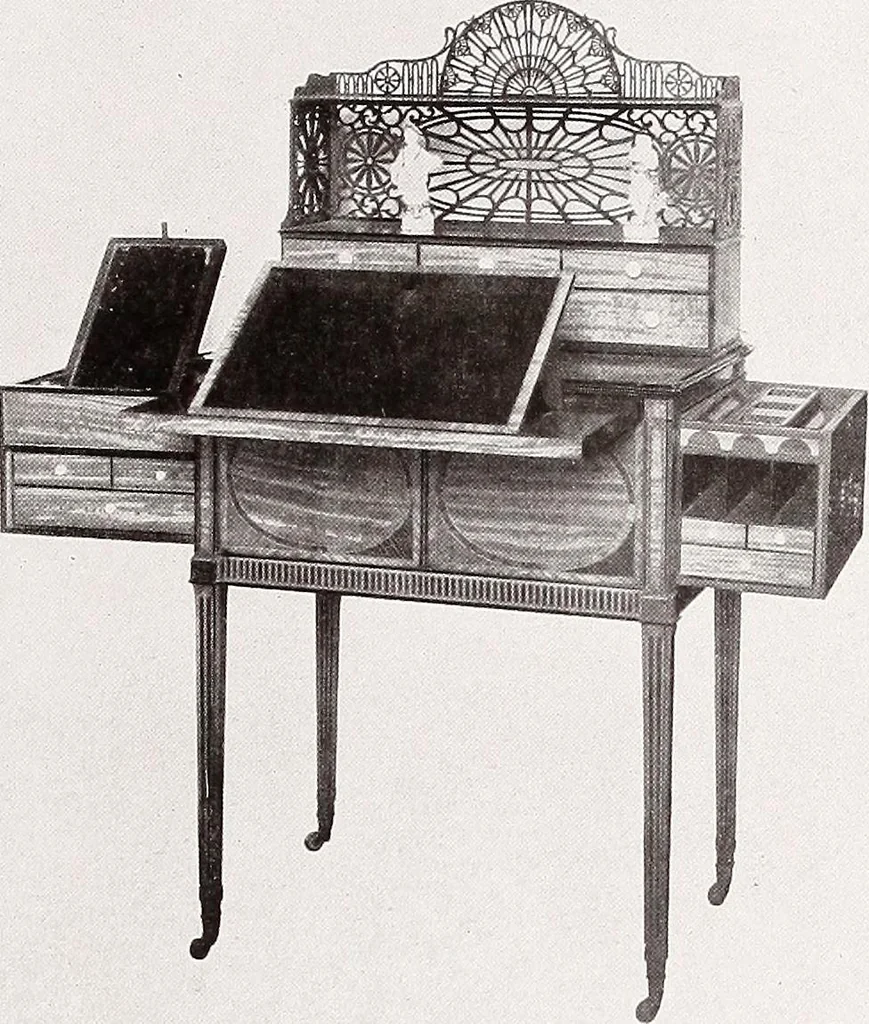 An illustration from The present state of old English furniture, 1921, leaf 231