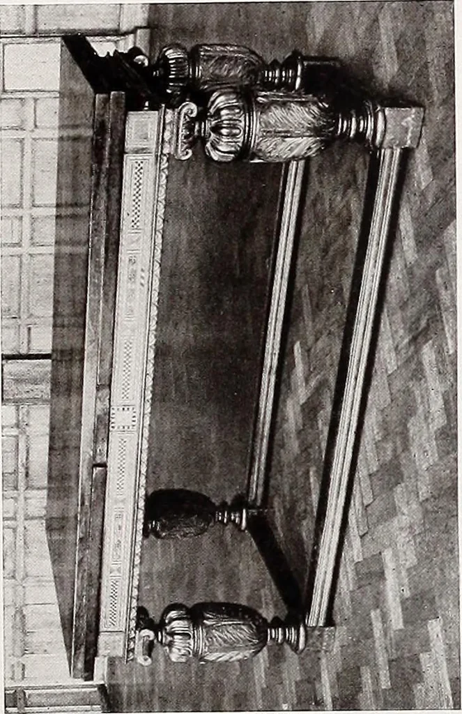 An illustration from The present state of old English furniture, 1921, leaf 46