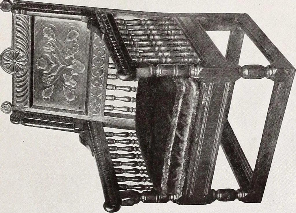 An illustration from The present state of old English furniture, 1921, leaf 50