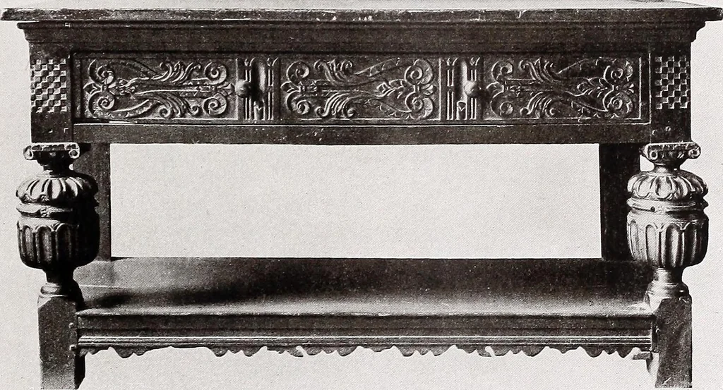 An illustration from The present state of old English furniture, 1921, leaf 52