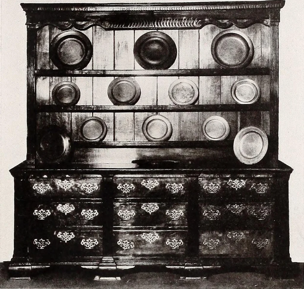 An illustration from The present state of old English furniture, 1921, leaf 64