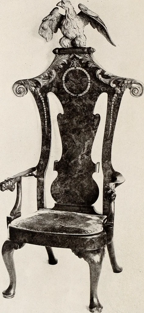 An illustration from The present state of old English furniture, 1921, leaf 7