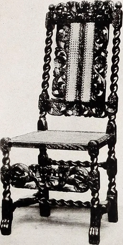 An illustration from The present state of old English furniture, 1921, leaf 78