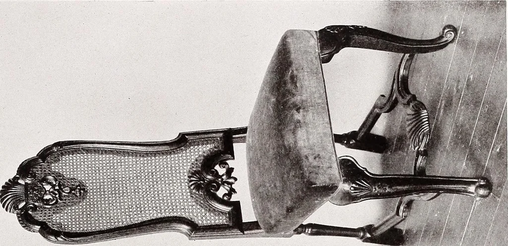 An illustration from The present state of old English furniture, 1921, leaf 82