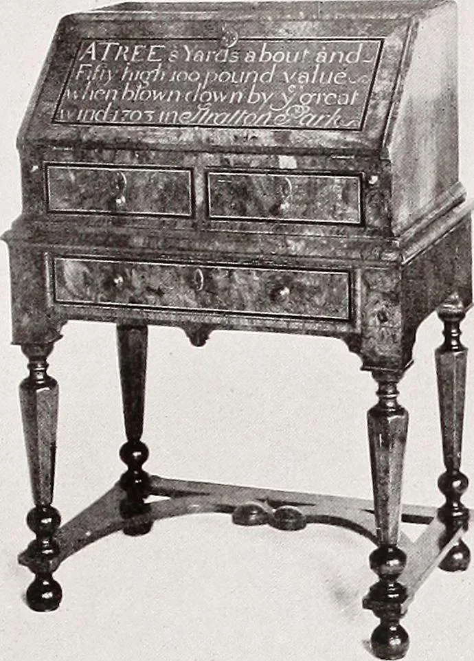 An illustration from The present state of old English furniture, 1921, leaf 96
