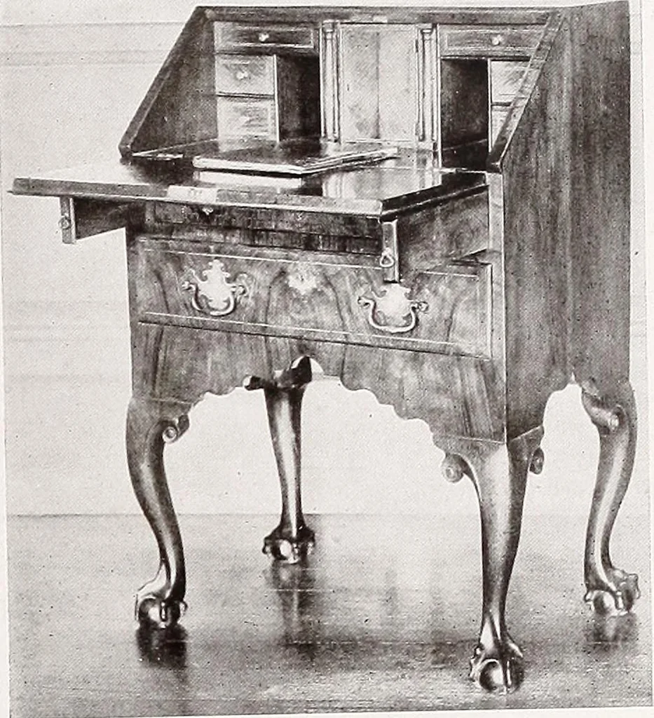 An illustration from The present state of old English furniture, 1921, leaf 96