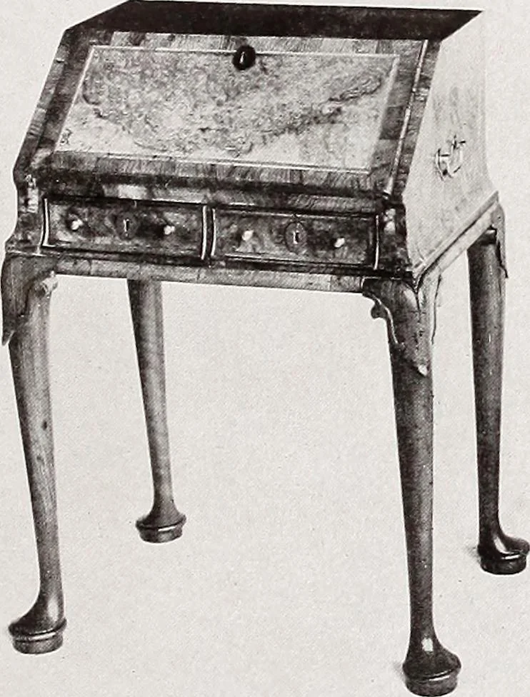 An illustration from The present state of old English furniture, 1921, leaf 96
