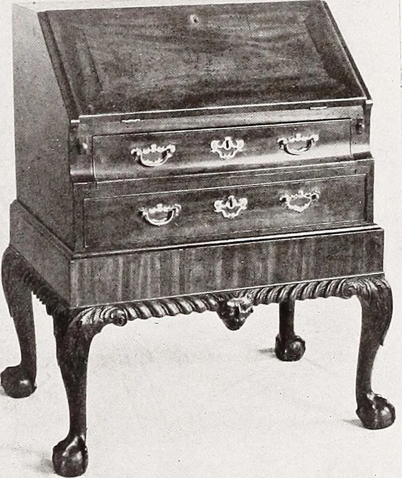 An illustration from The present state of old English furniture, 1921, leaf 96