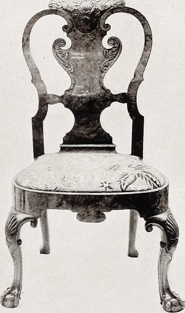 An illustration from The present state of old English furniture, 1921, leaf 98