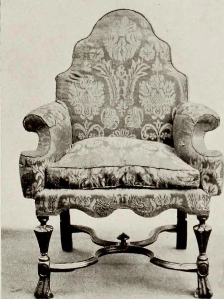 An illustration from The present state of old English furniture, 1921, leaf 104