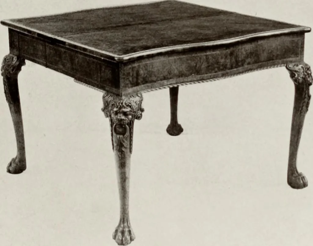 An illustration from The present state of old English furniture, 1921, leaf 106