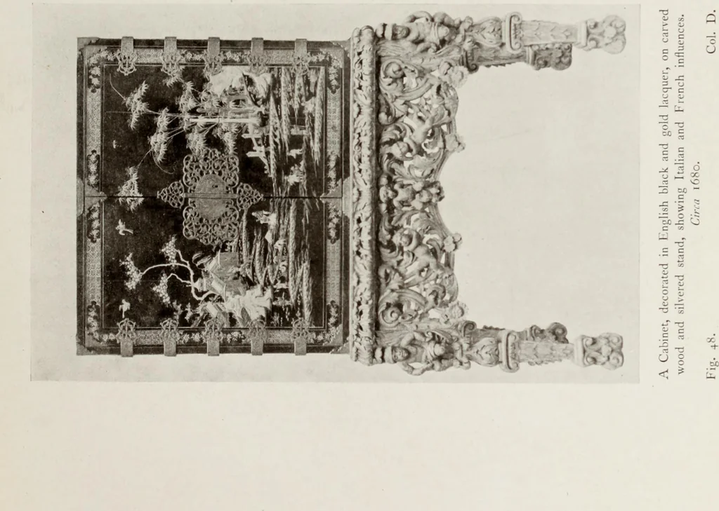 An illustration from The present state of old English furniture, 1921, leaf 114