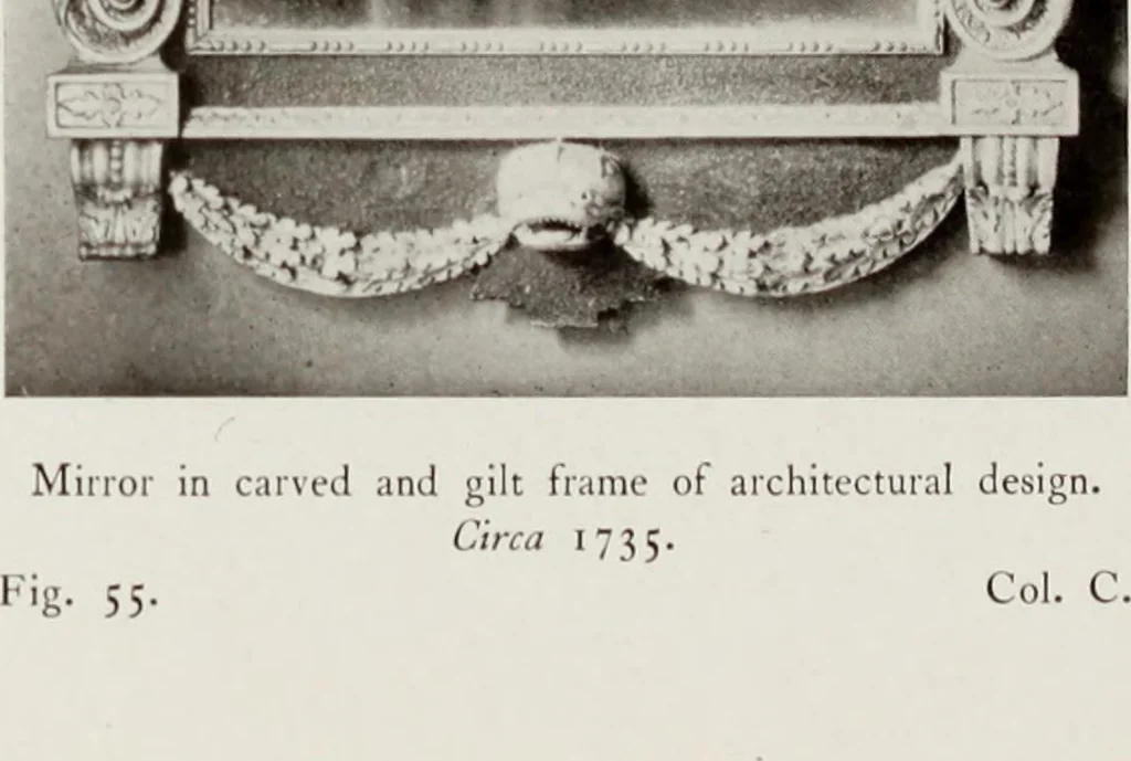 An illustration from The present state of old English furniture, 1921, leaf 136
