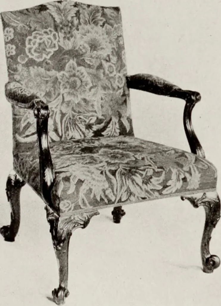 An illustration from The present state of old English furniture, 1921, leaf 154