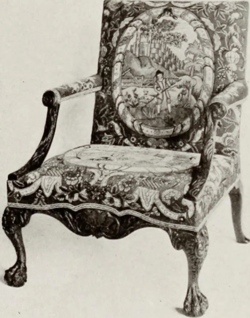 An illustration from The present state of old English furniture, 1921, leaf 154