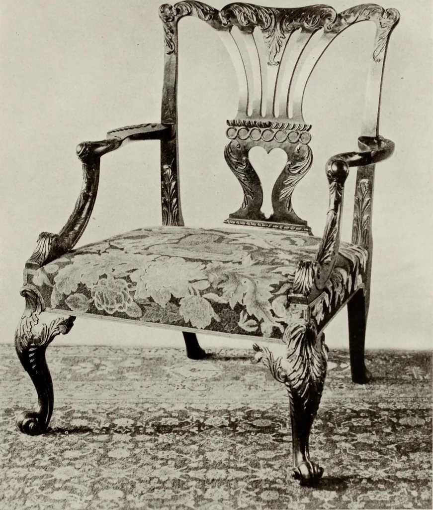 An illustration from The present state of old English furniture, 1921, leaf 180