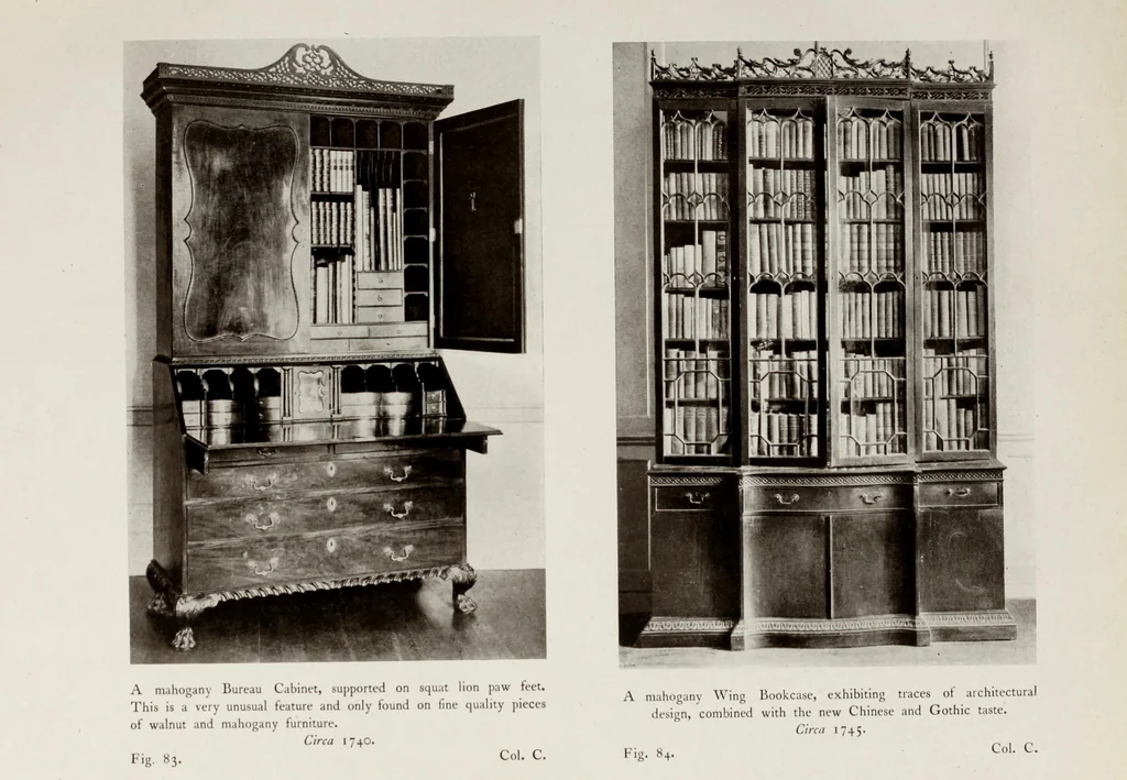 An illustration from The present state of old English furniture, 1921, leaf 182