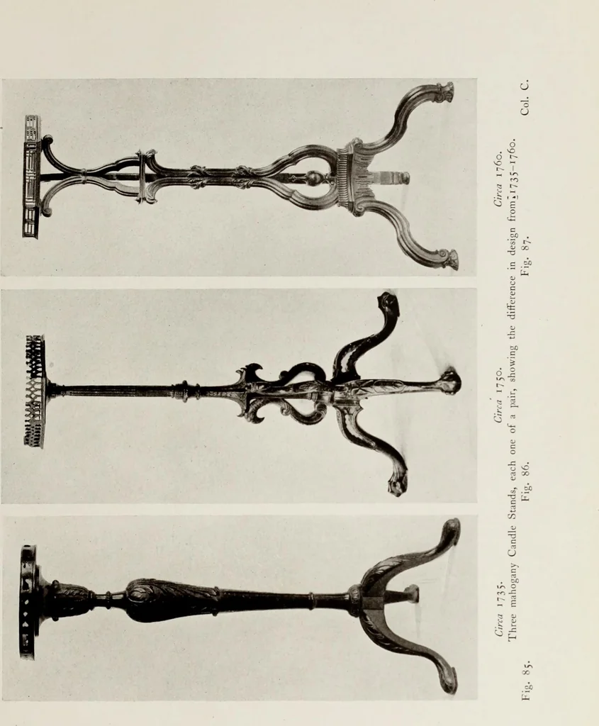An illustration from The present state of old English furniture, 1921, leaf 184