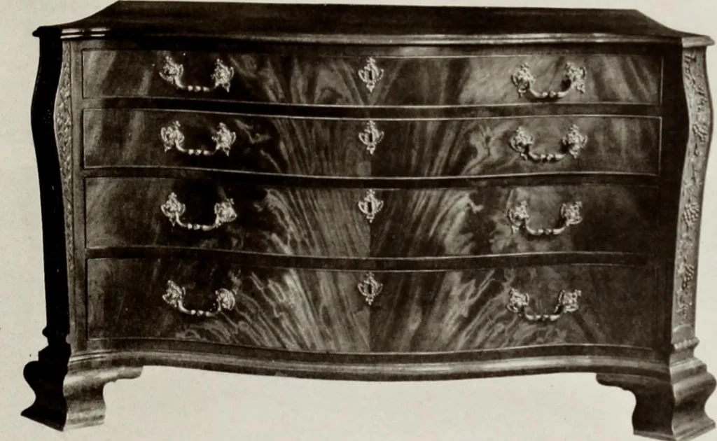 An illustration from The present state of old English furniture, 1921, leaf 206