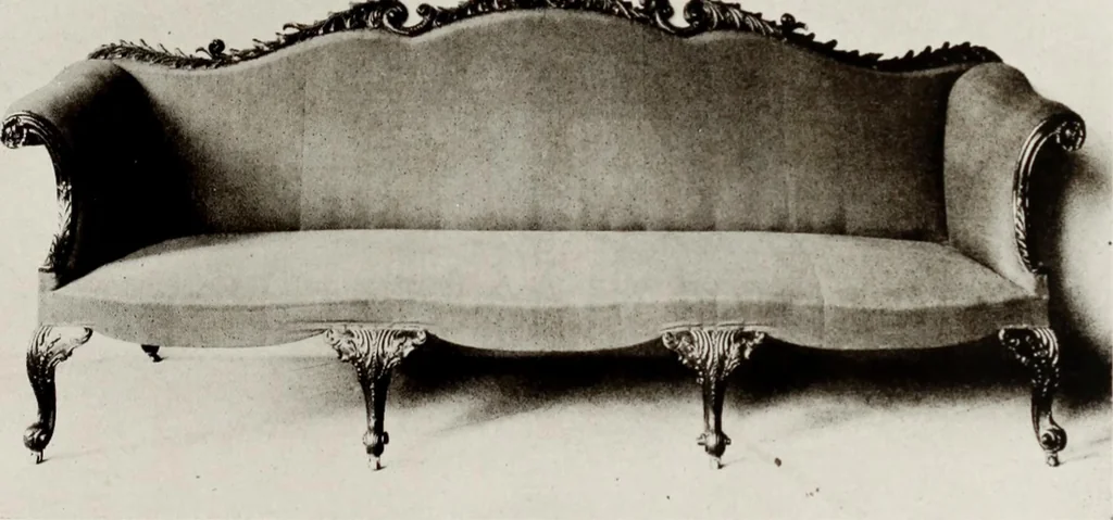 An illustration from The present state of old English furniture, 1921, leaf 214
