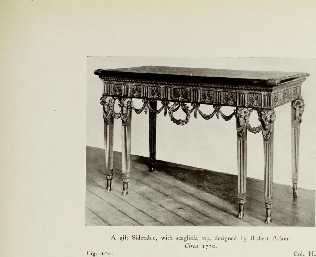 An illustration from The present state of old English furniture, 1921, leaf 222