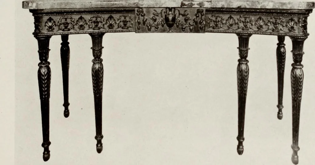 An illustration from The present state of old English furniture, 1921, leaf 222