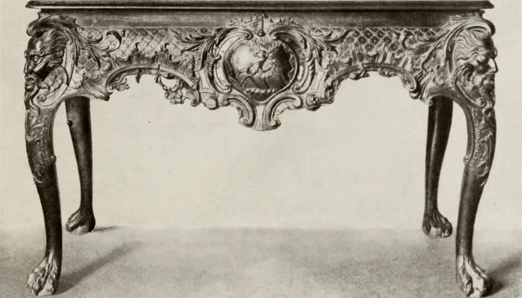 An illustration from The present state of old English furniture, 1921, leaf 236