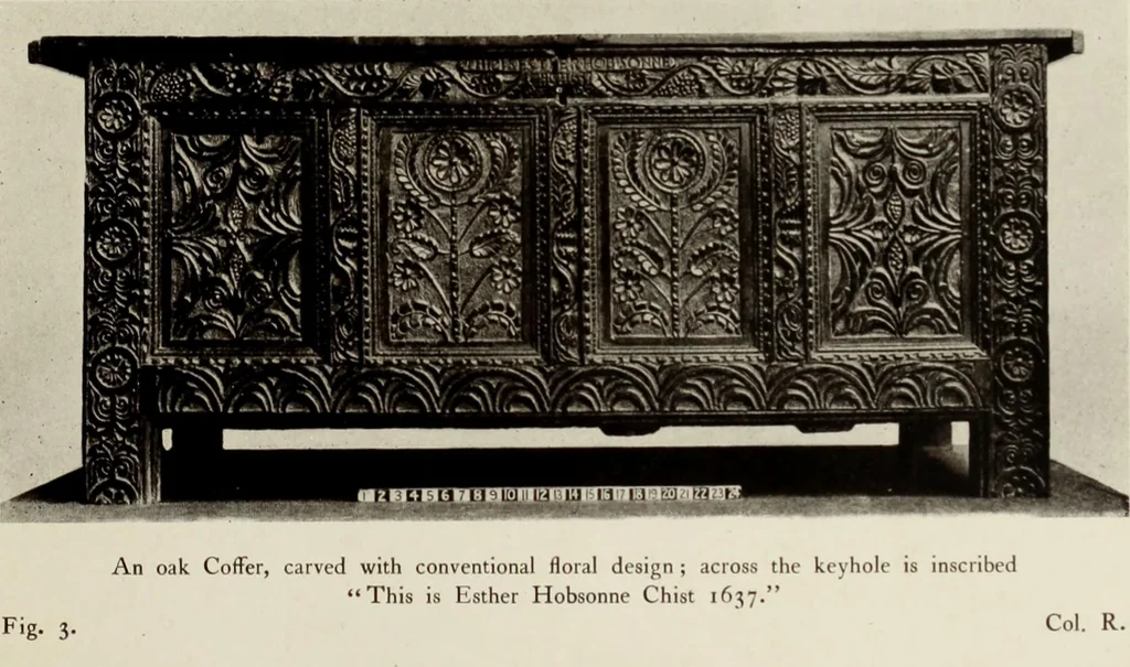 An illustration from The present state of old English furniture, 1921, leaf 44