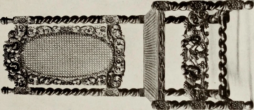 An illustration from The present state of old English furniture, 1921, leaf 82