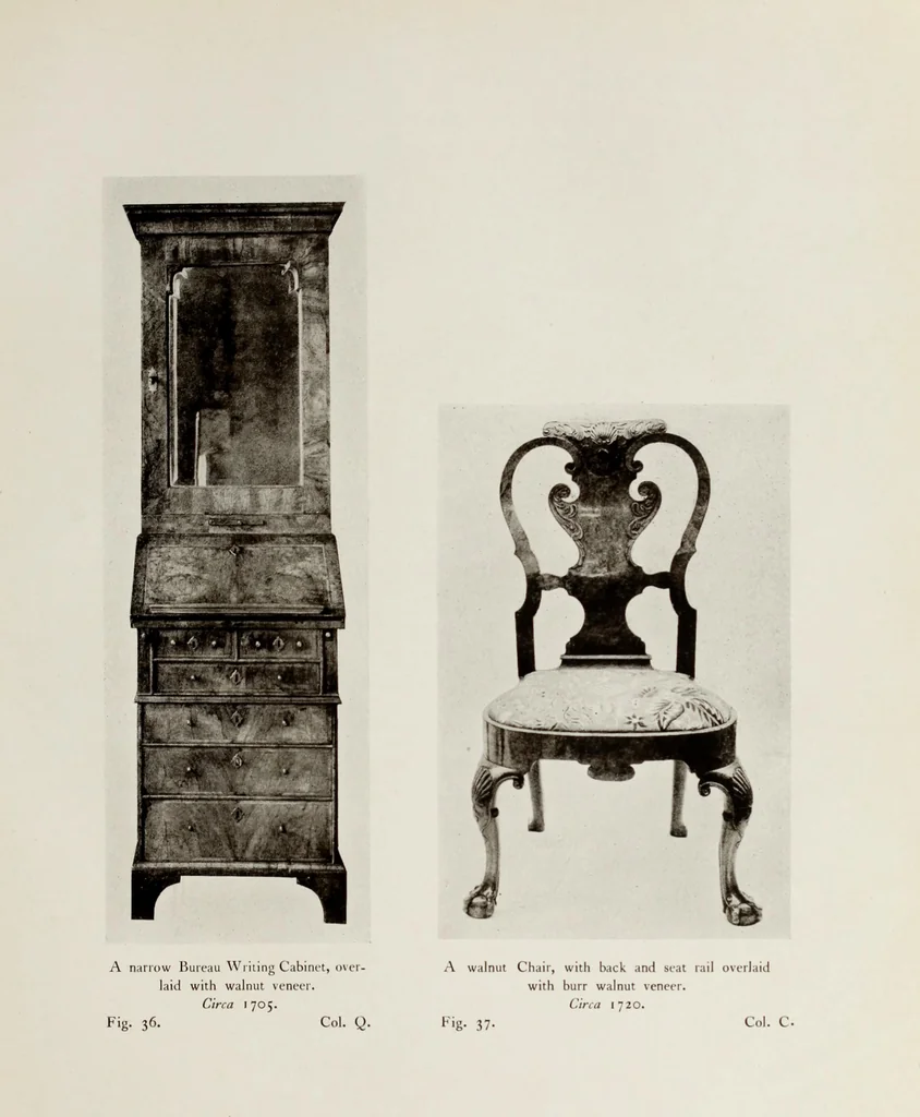 An illustration from The present state of old English furniture, 1921, leaf 98