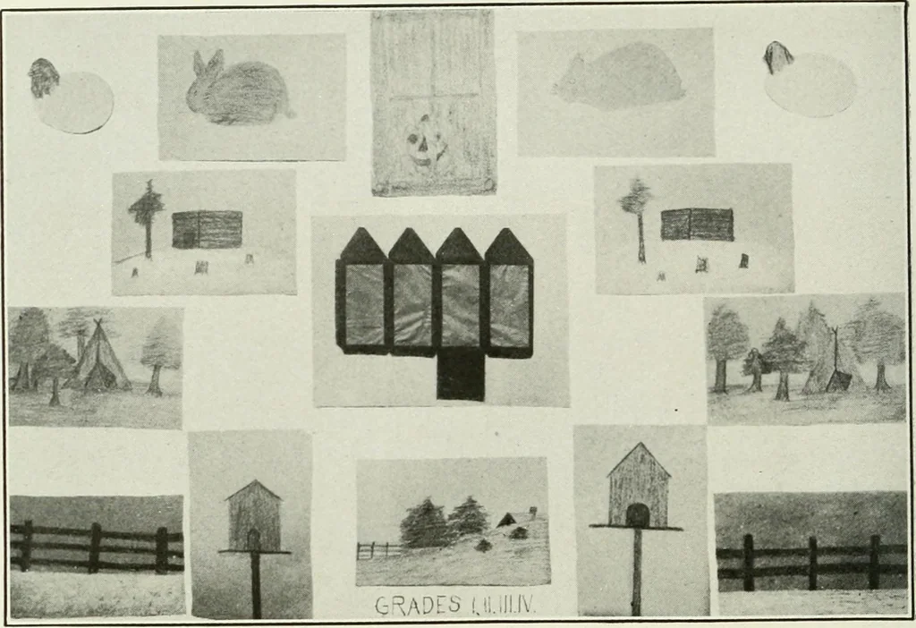 An illustration from Present status of drawing and art in the elementary and secondary schools of the United States, 1914, leaf 405