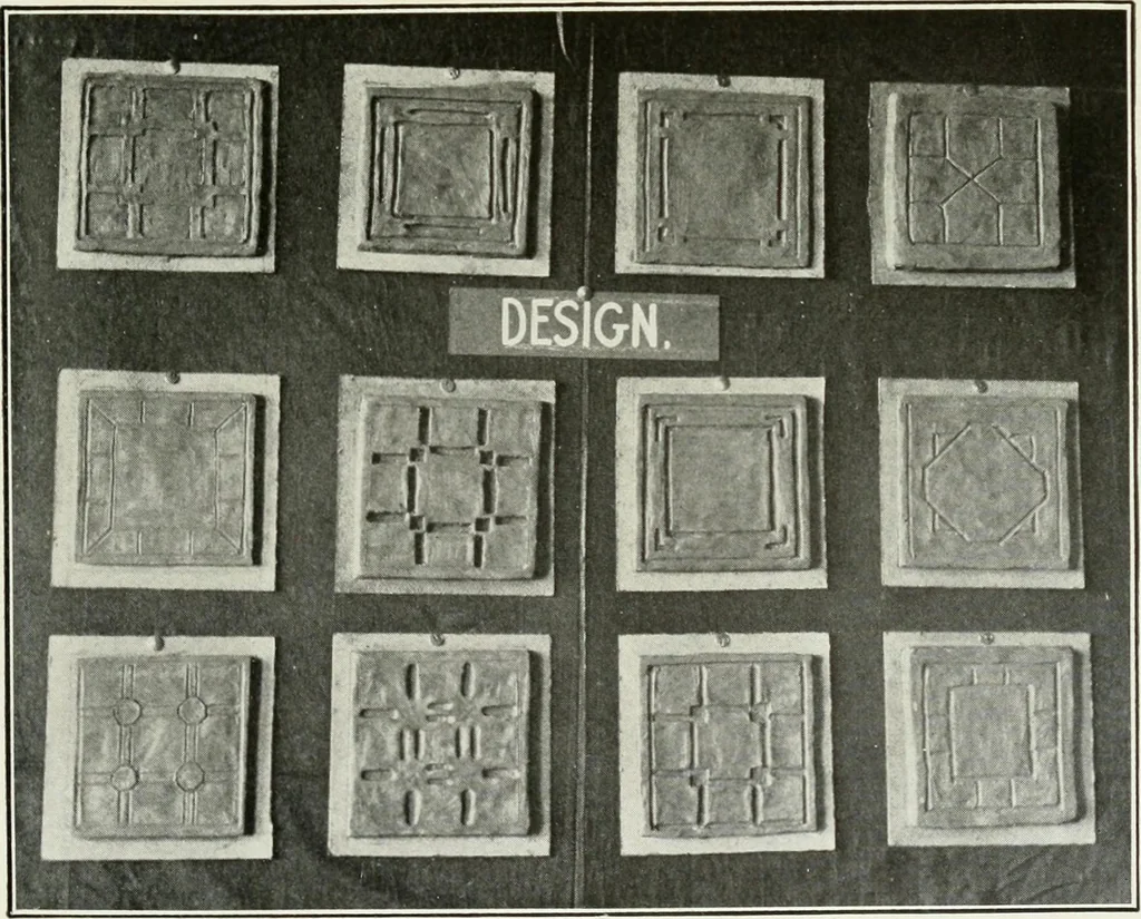 An illustration from Present status of drawing and art in the elementary and secondary schools of the United States, 1914, leaf 410