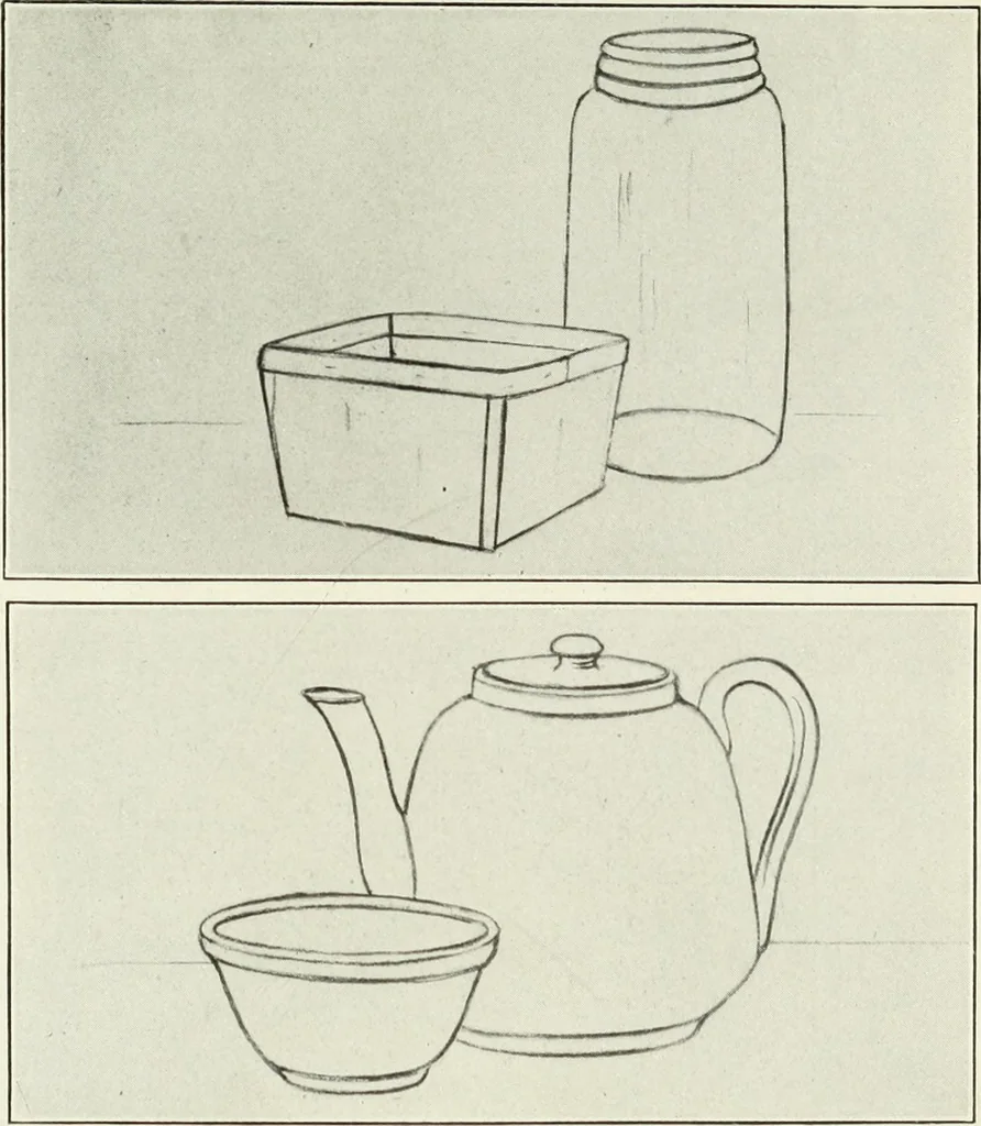 An illustration from Present status of drawing and art in the elementary and secondary schools of the United States, 1914, leaf 412