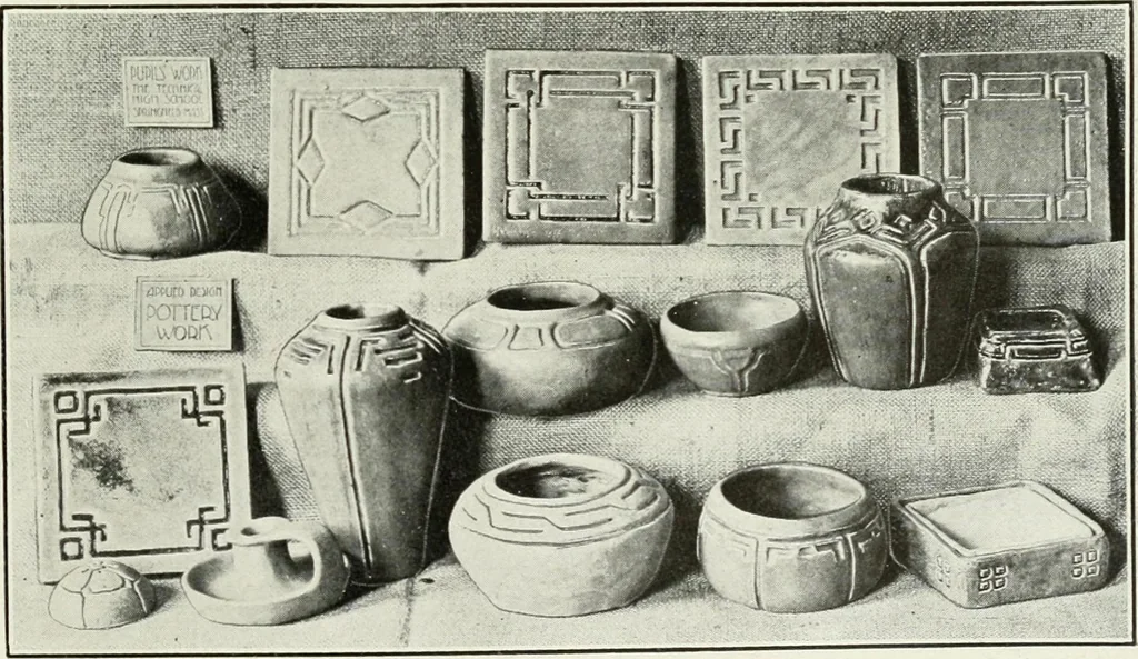 An illustration from Present status of drawing and art in the elementary and secondary schools of the United States, 1914, leaf 438