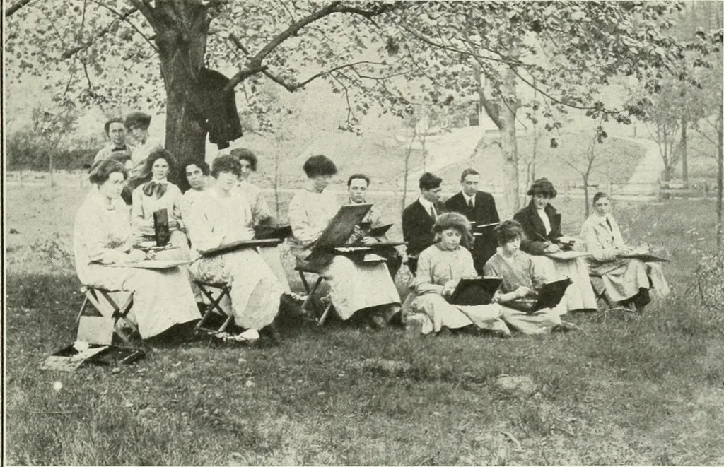 An illustration from Present status of drawing and art in the elementary and secondary schools of the United States, 1914, leaf 446