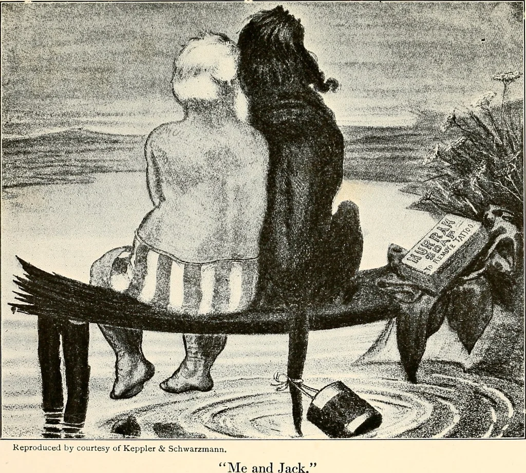 An illustration from Presidential nominations and elections : a history of American conventions, national campaigns, inaugurations and campaign caricature, 1916, leaf 110